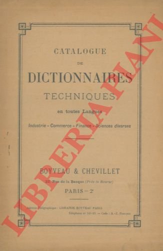 Catalogue des dictionnaires techniques en tout langues. | Immagine Gallery 3