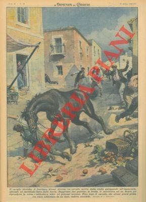 Cavallo a Lusciano presso Aversa, esce dalla stalla galoppando all'impazzata …