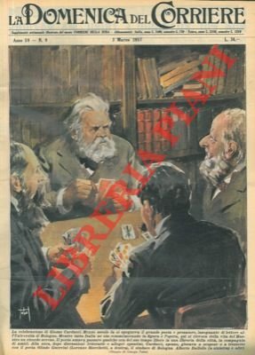 Celebrazione dei 50 anni dalla morte di Giosué Carducci. Famosa …