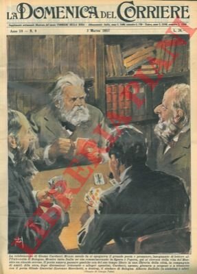 Celebrazione dei 50 anni dalla morte di Giosué Carducci. Famosa …