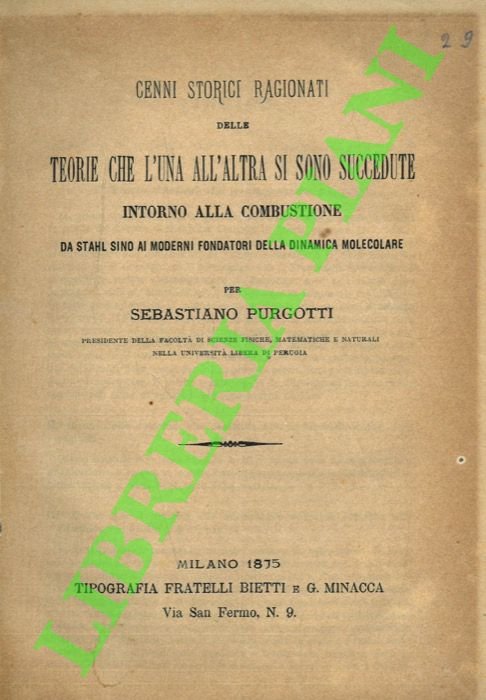 Cenni storici ragionati delle teorie che l'una all'altra si sono …
