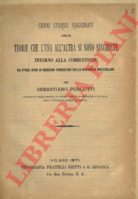 Cenni storici ragionati delle teorie che l'una all'altra si sono …