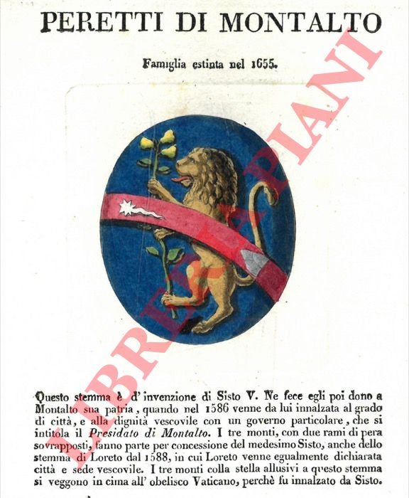 Cesarini di Roma - Peretti di Montalto.