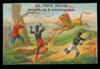 (Chasse au lion. Algérie)