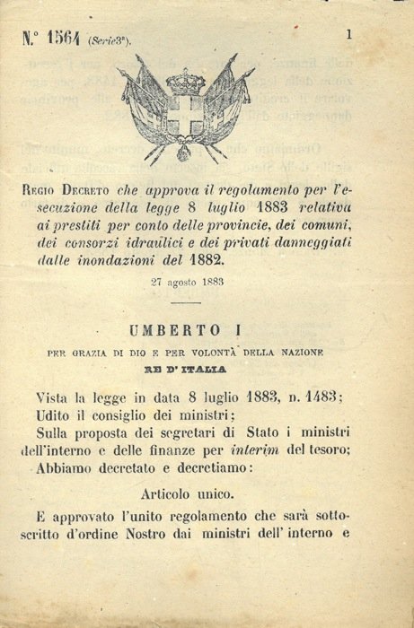 che approva il regolamento per l'esecuzione della legge relativa ai …