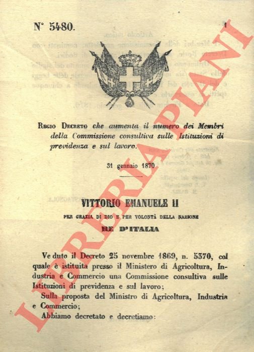 che aumenta il numero dei membri della Commissione consultiva sulle …