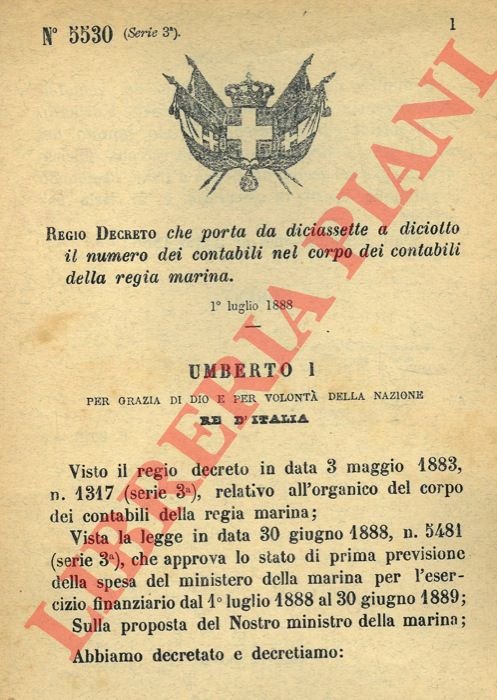 che porta da diciassette a diciotto il numero dei contabili …