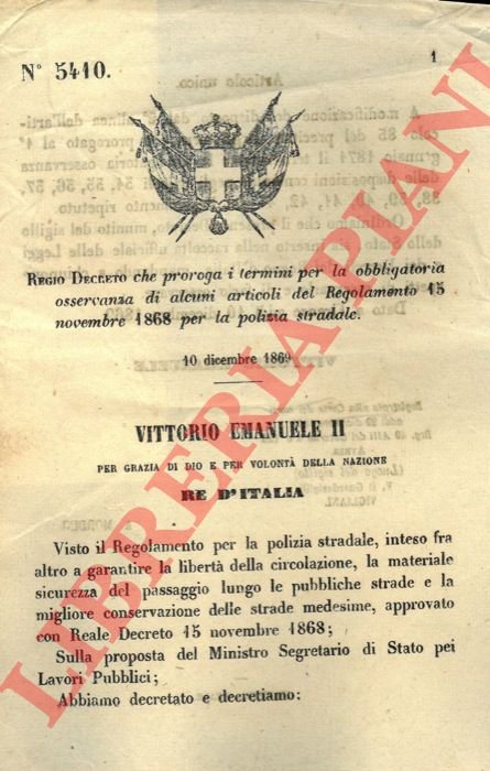 che proroga i termini per la obbligatoria osservanza di alcuni …
