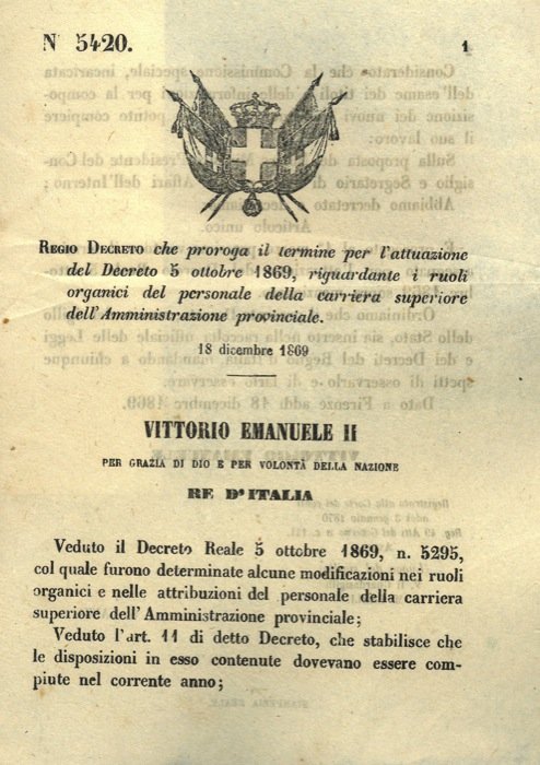 che proroga il termine per l'attuazione del Decreto riguardante i …