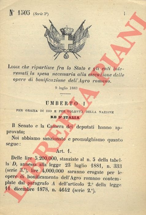 che ripartisce fra lo Stato e gli enti interessati la …