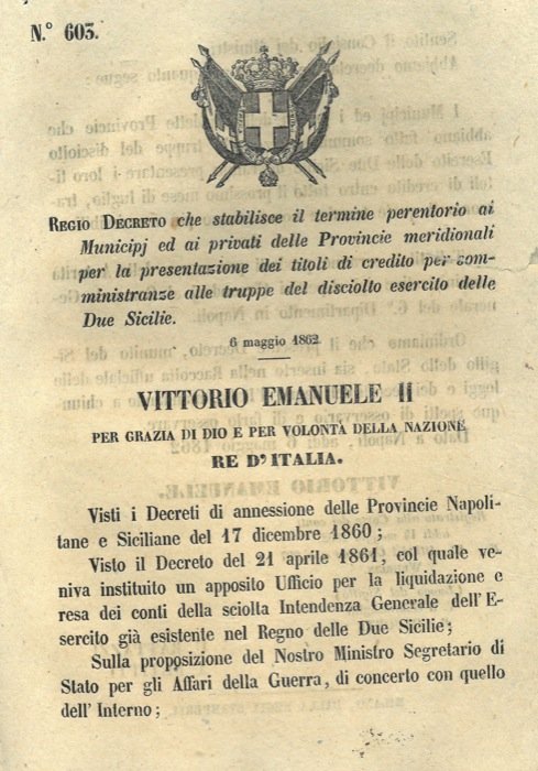 che stabilisce il termine per la presentazione dei titoli di …