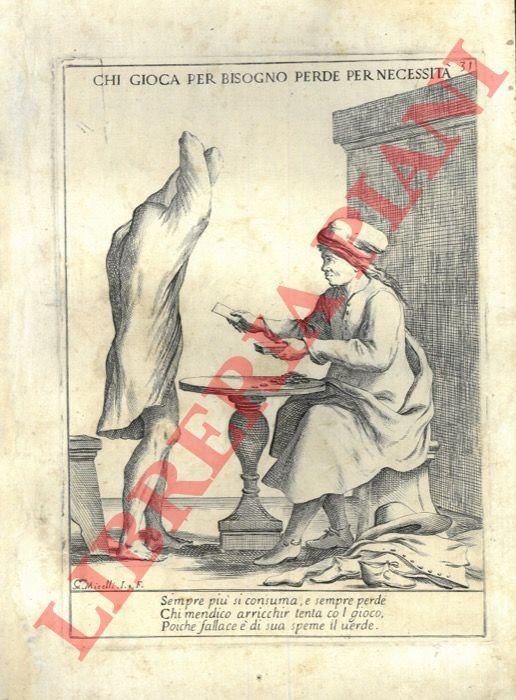 Chi gioca per bisogno perde per necessità. Proverbi figurati.