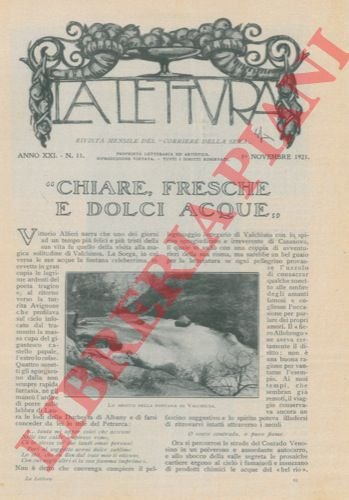 Chiare, fresche e dolci acque.