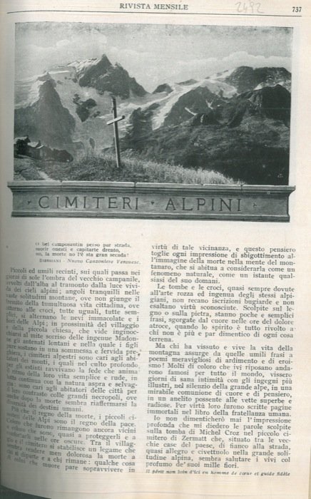Cimiteri alpini.
