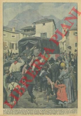 Cinematografo ambulante su autocarro.