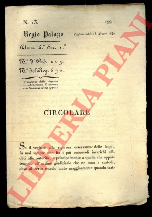 Circolare in merito all'incendio dei terreni non atti alla coltura.