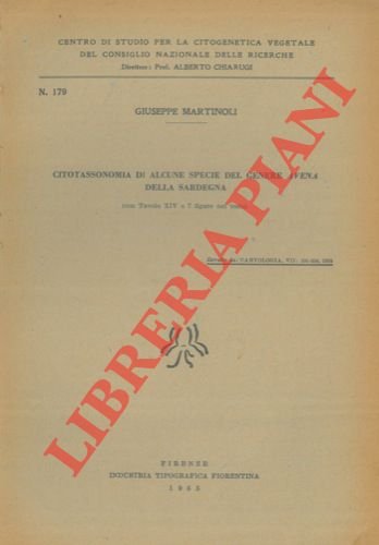 Citotassonomia di alcune specie del genere Avena della Sardegna.
