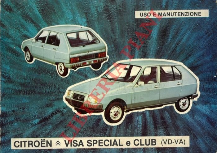 Citroen. Visa Special e Club. Uso e manutenzione.