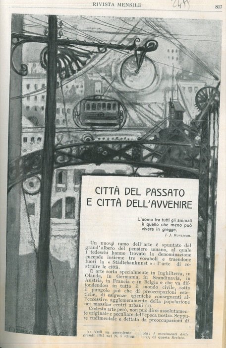 Città del passato e città dell'avvenire.