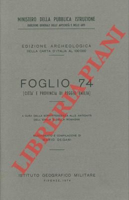 Città e provincia di Reggio Emilia (Foglio 74).