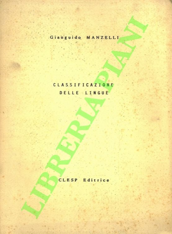Classificazione delle lingue.