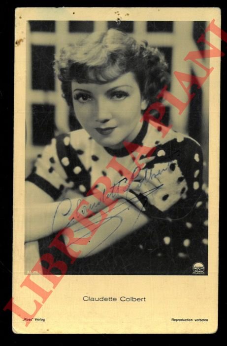 Claudette Colbert.