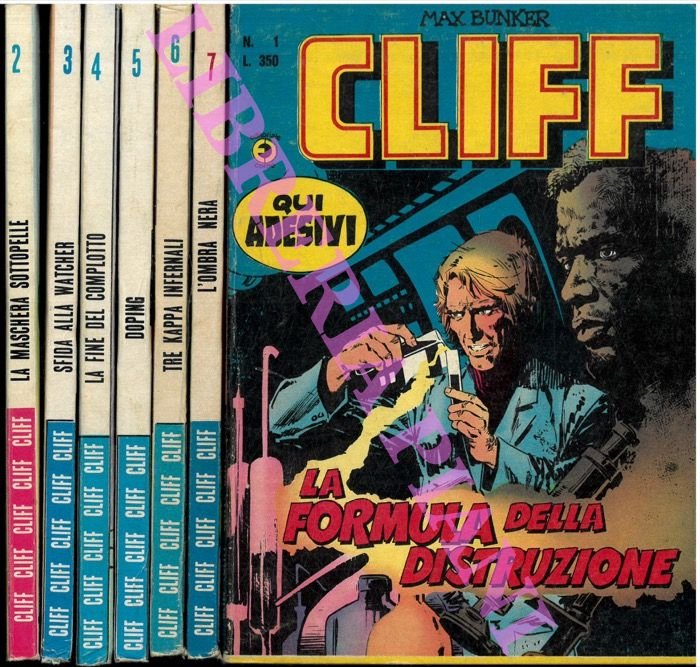 Cliff. 1.La formula della distruzione. 2. La maschera sottopelle. 3. …