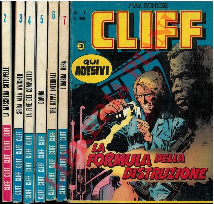 Cliff. 1.La formula della distruzione. 2. La maschera sottopelle. 3. …