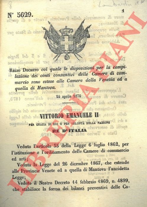 col quale le disposizioni per la compilazione dei conti consuntivi …