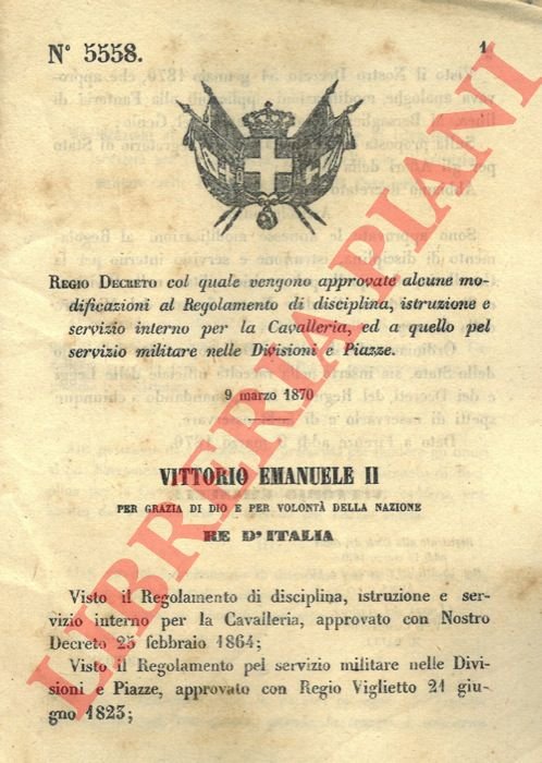 col quale vengono approvate alcune modificazioni al regolamento di disciplina, …