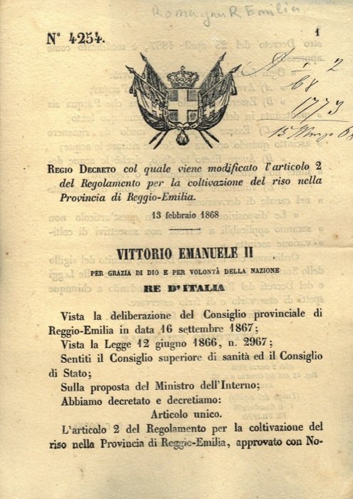 col quale viene modificato l'articolo 2 del Regolamento per la …