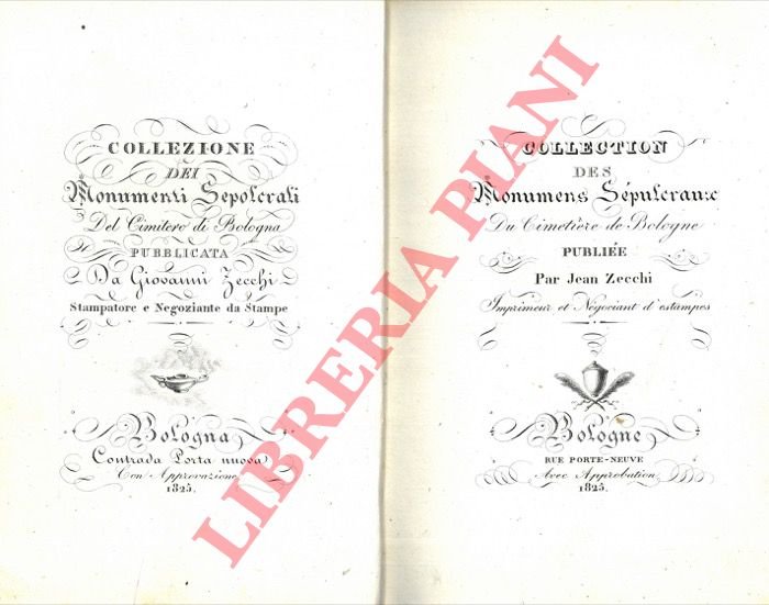 Collezione dei monumenti sepolcrali del Cimitero di Bologna pubblicata da …
