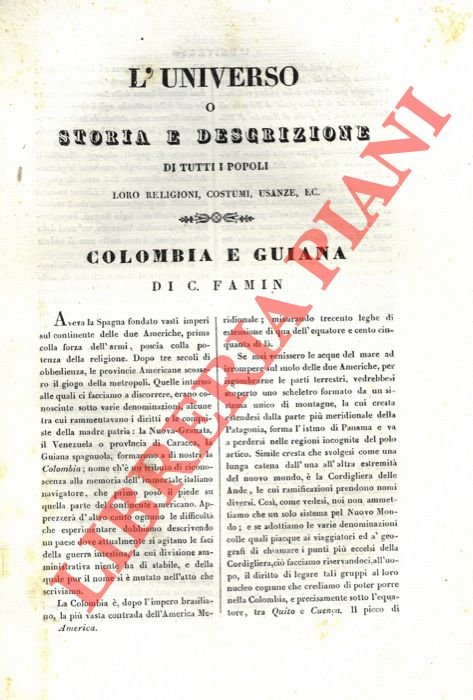 Colombia e Guiana.