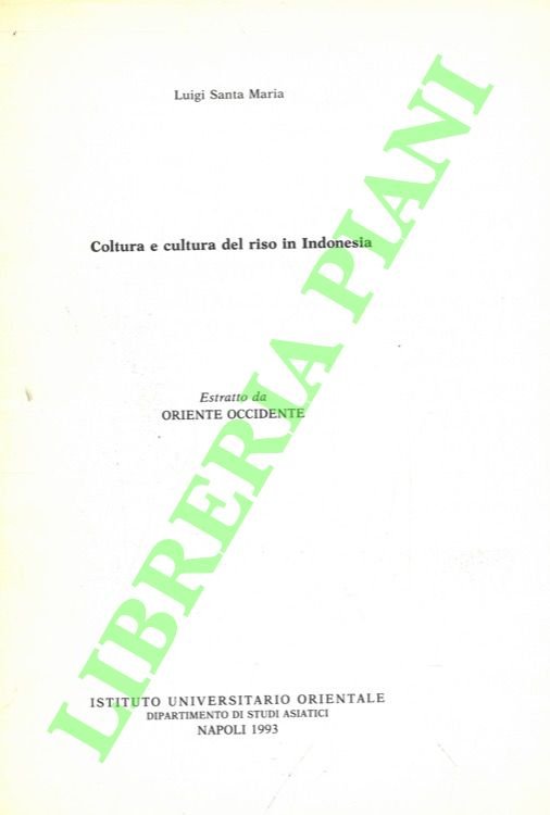 Coltura e cultura del riso in Indonesia.