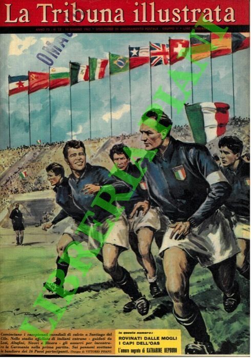 Cominciano i campionati mondiali di calcio a Santiago del Cile. … | Immagine Gallery 2