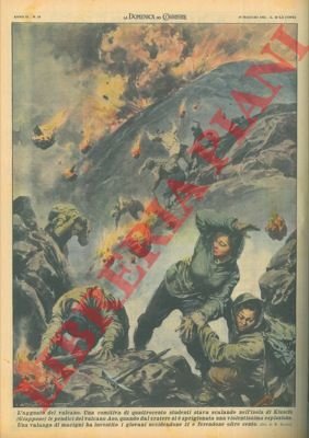 Comitiva di studenti stava scalando le pendici del vulcano Aso, …