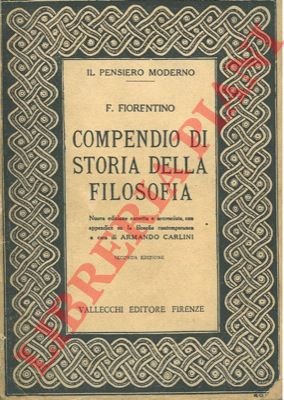Compendio di storia della filosofia. Volume I.