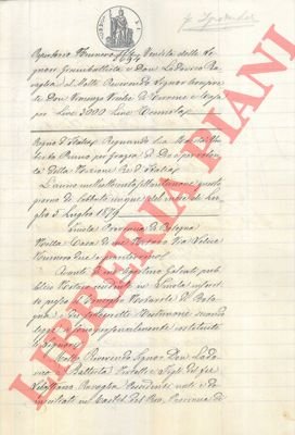 Compera di tre appezzamenti di terreno con casa posti nel …