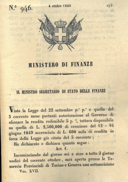 con cui si apre una sottoscrizione per l'acquisto di una …