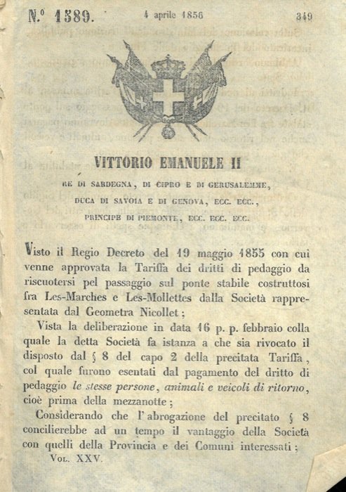 con cui si danno disposizioni sul pagamento del pedaggio sul …