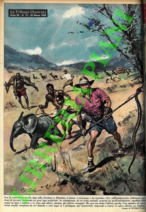 Con la costruzione di una diga sullo Zambesi in Rhodesia, …