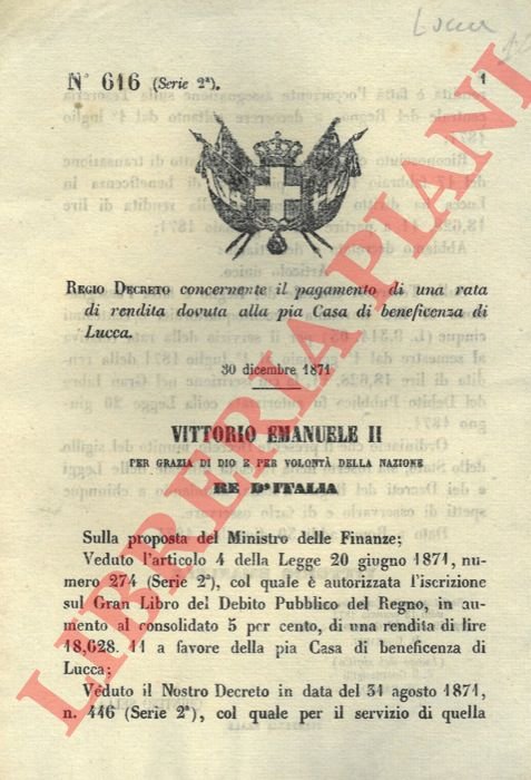 concernente il pagamento di una rata di rendita dovuta alla …