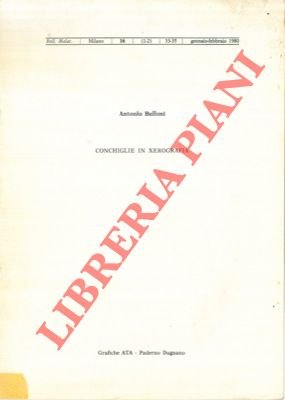 Conchiglie in xerografia.