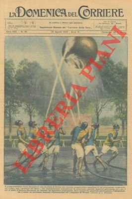 Concorso pompieristico mondiale, un piacevole nuovo gioco: l'idropallone.