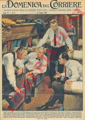 Conferenza internazionale a bordo di un apparecchio in volo.