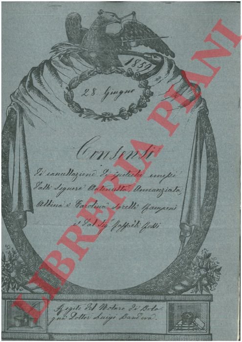 Consensi di cancellazione d'ipoteca.