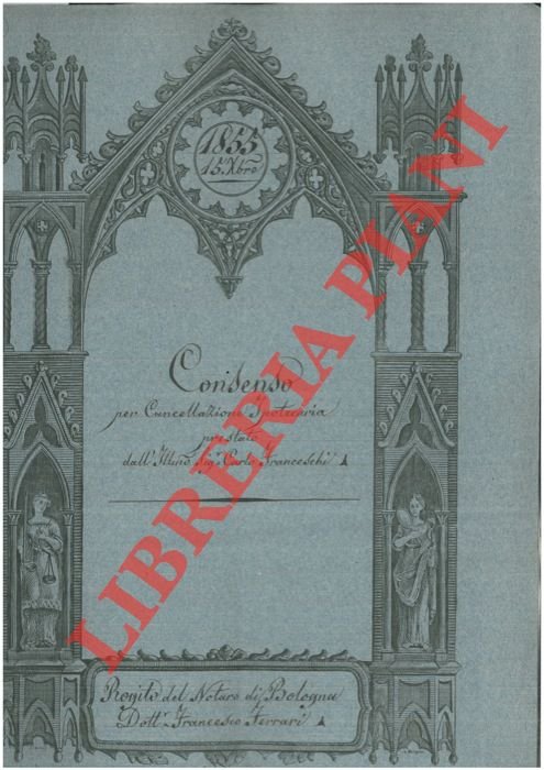 Consenso per cancellazione di Ipoteca.