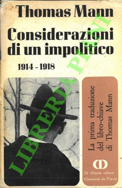 Considerazioni di un impolitico. 1914-1918. | Immagine principale