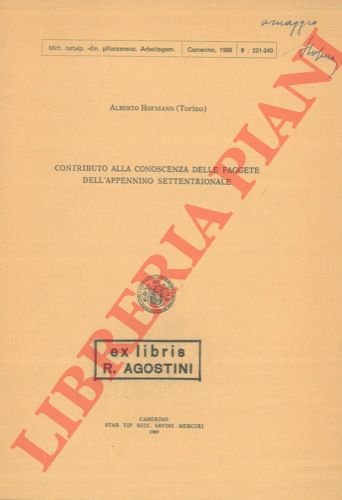 Contributo alla conoscenza delle faggete dell'Appennino settentrionale.