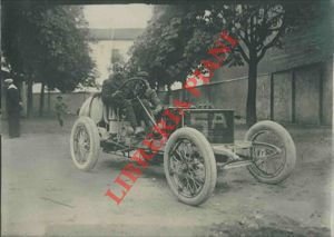 Coppa Florio. Circuito di Brescia. Demongeot Victor su Darracq,